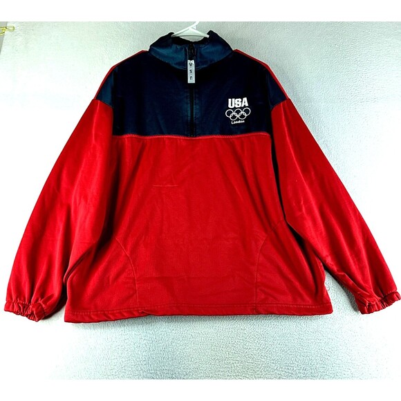 USA Olympic Committee Jacket Mens Jacket Blue Tag Size L (27) Sport - Picture 1 of 13